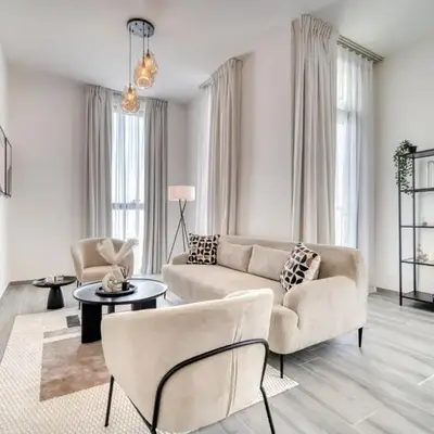 Placid 2BR with Assistant Room at Mesk 1 Midtown Dubai Production City by Deluxe Holiday Homes