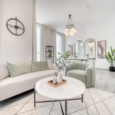 Suave 2BR with Assistant Room at Mesk 1 Midtown Dubai Production City by Deluxe Holiday Homes