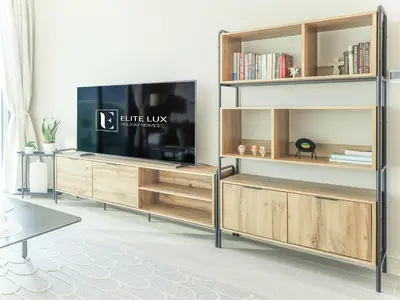 Gallery image of Elite LUX Holiday Homes - Skyline 1BHK Burj Khalifa View in Al Jaddaf, Dubai in Dubai