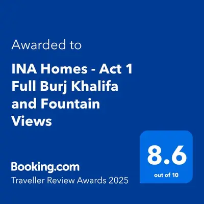 a screenshot of a phone with the text wanted to in na homes act full at INA Homes - Act 1 Full Burj Khalifa and Fountain Views in Dubai