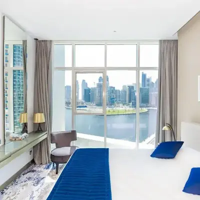 Sleek Studio in Business Bay with Canal View Business Bay