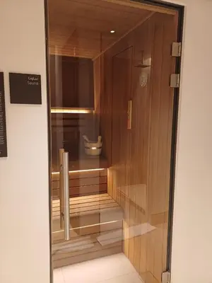 a display case in a museum with a bowl in it at Hotel Apartment Near Burj Khalifa - Opera T2 - شقة فندقية قريبة من برج خليفة اوبرا -برج 2 in Dubai