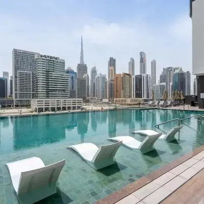 GuestReady - Majestic canal and Burj Khalifa view