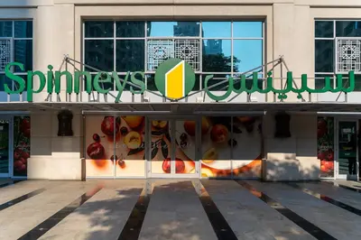 a store with a sign on the front of it at Bella Vista - 29 Boulevard Downtown - 2BR - Partial Fountain View in Dubai