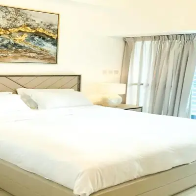 Full lake View 1bk Apartment in JLT 4 ppl early & late check in 10mn to Marina metro station