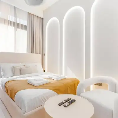 Studio 12min from Burj Khalifa - Azizi Riviera 32 - Dubai