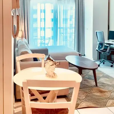 Full sea view with balcony - Studio Apartment - 10 min to JBR -