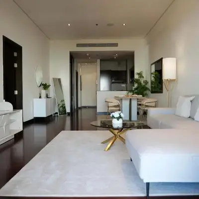 Elegant 1BR Full Palm View Apartment at 5 Star Resort