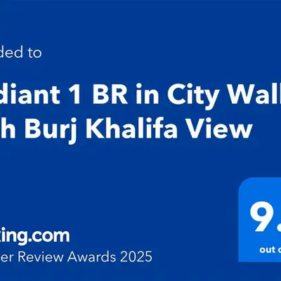City Walk 1BR 6 mins to Dubai Mall & Burj Khalifa