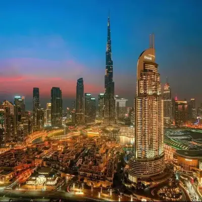 *Views of Burj Khalifa Fountain*