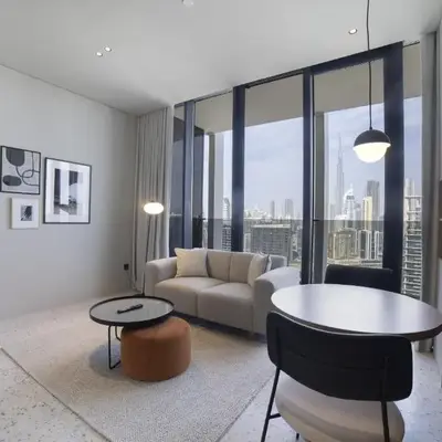 Studio with Burj Khalifa View - Upside Living