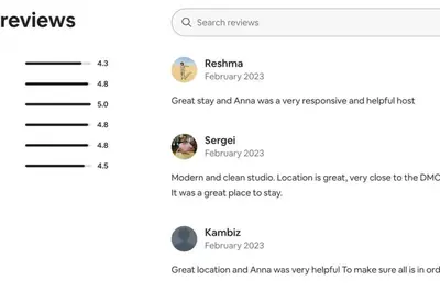 a screenshot of a cell phone screenshot of a rewards screen at Airy and Peaceful - Studio - JLT in Dubai