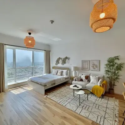 Spacious Jlt High Floor Studio Wstunning Views