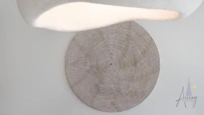 a close up of a plate with a spoon at Sky-High 1BR RetreatMarina VistaEmaar Beachfront in Dubai