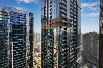 an image of two tall buildings in a city at Livin' Holidays - Luxury apartment in Dubai Marina in Dubai
