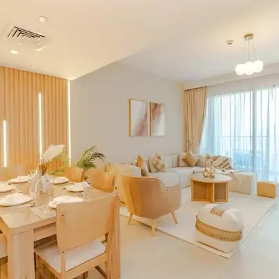 Burj Khalifa view with Grass Turf Balcony-Downtown by Tanami Holiday Homes