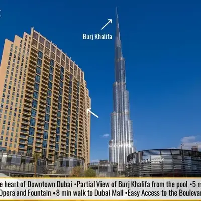 Downtown Studio next to Dubai Opera