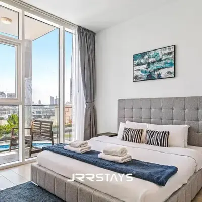 Stunning Luxury 1BR - Modern with Pool View - JVC