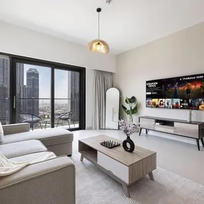 LUXE | 2BR | Sea & City View | 5 Min to Dubai Mall