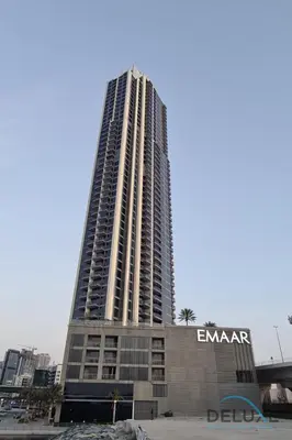 a tall building with a sign on the side of it at Alluring 1BR with Marina View at 5242 Tower 2 Dubai Marina by Deluxe Holiday Homes in Dubai