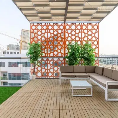 Upgraded Designer-crafted Studio in JVC with Massive Terrace