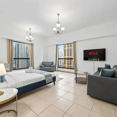 Prime Spacious 5 Plus 1 BR Apt On JBR Beach near Metro