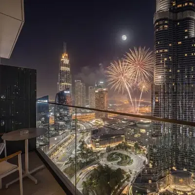 Deluxe 3BR Home in Address Opera with Full Burj View