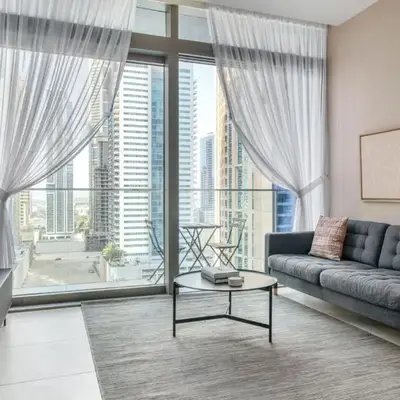 Blueground Marina Gate city view sauna gym DXB-1338