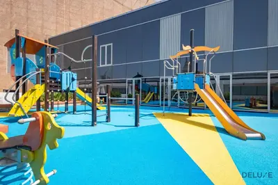 an image of a playground in a building at Stylish Studio at Sky Gardens, DIFC by Deluxe Holiday Homes in Dubai