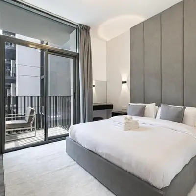 Sophisticated 1BR with Pool View in Belgravia Square JVC