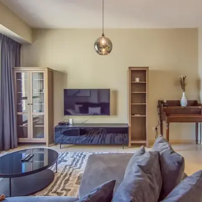 Two-Bedroom Apartment with Balcony in Shams 4