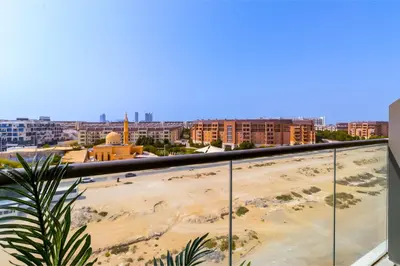 a view of a city from a balcony at Sky View, Furnished, FreeParking in Dubai