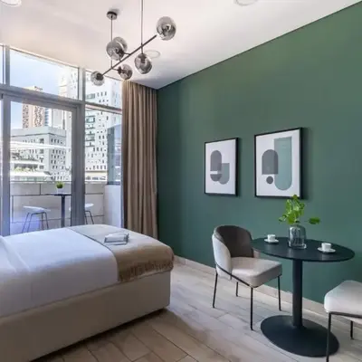 Silkhaus Modern Studio with Balcony in Burj Daman