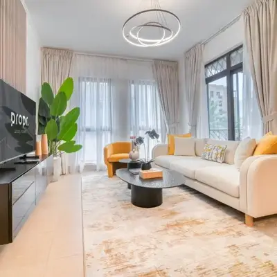 Upscale 1-Bedroom Apt with Iconic Burj Khalifa View