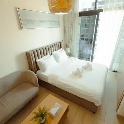 Chic Studio with Balcony