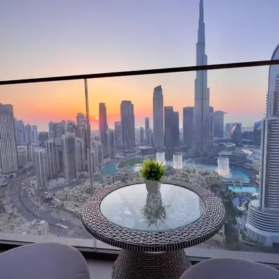 Luxury - Fountain Show & Burj Khalifa View - 2 BR - 3 beds