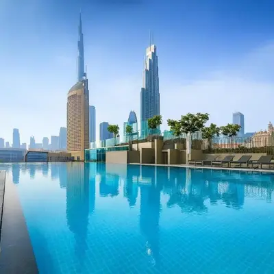 BRAND-NEW 1BR in DOWNTOWN I Direct DUBAI MALL Access I Balcony & Stunning Pool