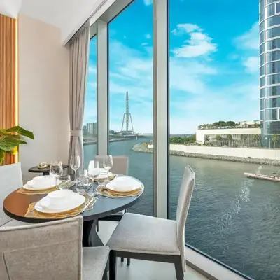 Luxurious 1BHK Apartments with Marina Waterfront & Dubai Eye Views near JBR