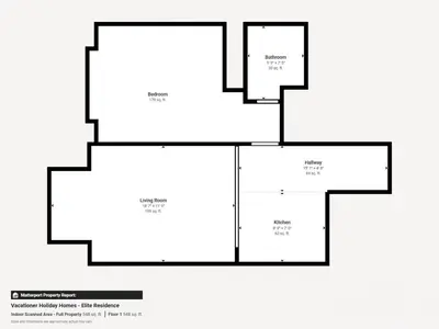 a block diagram of a house at Elite Residence - Cosy One Bedroom Apartment in Dubai