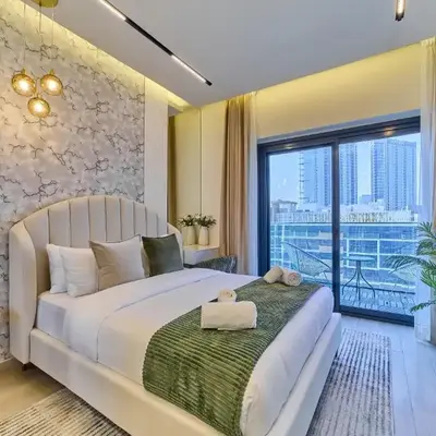 Bright Studio in Azizi Riviera Perfect Getaway