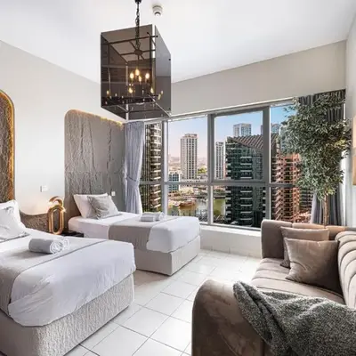 2BR Steps from JBR Beach