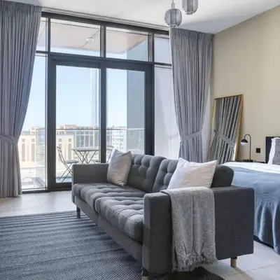 Blueground DT1 city view pool gym elevator DXB-1259