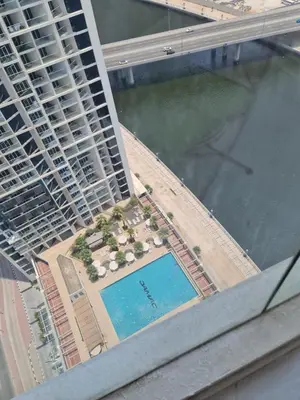 an overhead view of a pool in a building at Royalton - Damac Maison Prive in Dubai