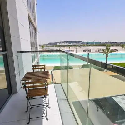 Stunning 1BR Retreat with Crystal Lagoon Views!