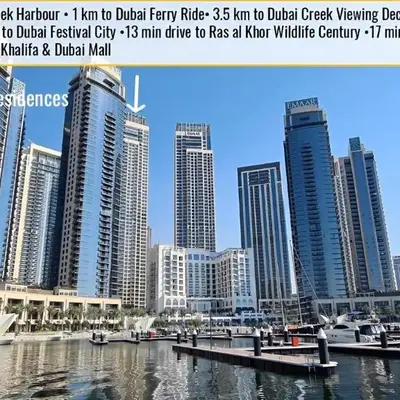 Palace Residence Dubai Creek Harbour 1 Bd Apt
