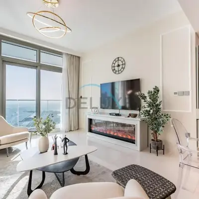 Classy 3BR with Assistant Room at Sunrise Bay Tower 1 Emaar Beachfront