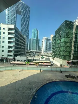 a view of a city skyline with tall buildings at Marina Comfort Room with Bath inside in Dubai