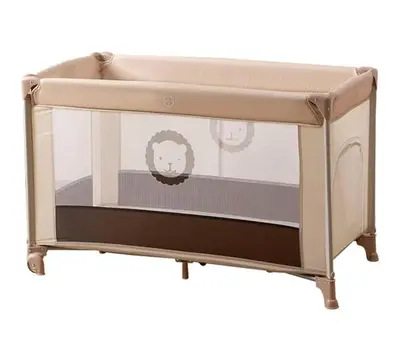 a bed frame with a crib at JBR Beachfront Luxe apartment all Rooms Sea Facing in Dubai