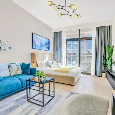 Elegant Studio with Pool Access & Private Terrace