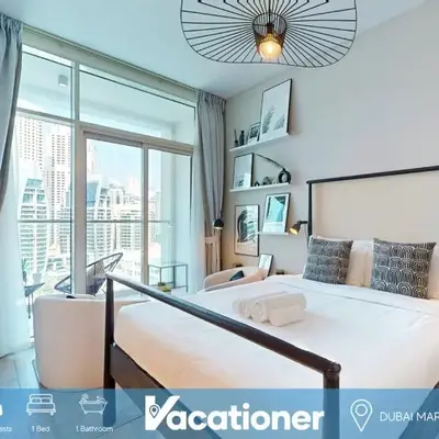 Studio One Tower - Cosy Studio in Dubai Marina
